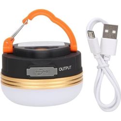 MEIHE 300 Lumen USB-uppladdningsbar magnetisk LED-campinglampa för utomhusbelysning (guldring)