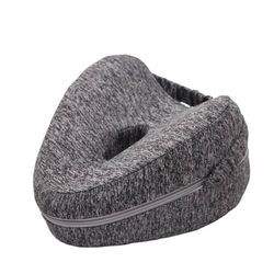 Knepute som avlaster knær, rygg & hofter – minneskum 25x21x13 cm. m/avtakbart trekk (hjerteformet)