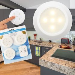 LED Spot (runde) 3 stk. inkl. fjernbetjening