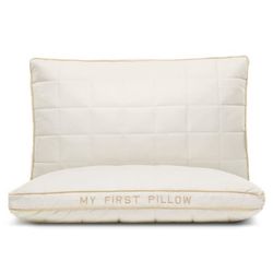 MIN FØRSTE PUDER - Justerbar pude til baby og barn - 40 x 60 cm - Justerbar tykkelse og fasthed - Bomuld og bambusfibre