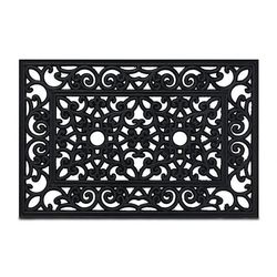 Dörrmatta av gummi med ornament