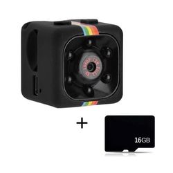Spy Camera 1080P Mini med Nattesyn og Bevægelsesdetektion - SQ11 - Sort