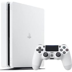 SONY PlayStation 4 Slim 500 GB hvid - Refurbished - Meget god stand- REFURBISHED