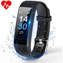 Connected Watch Connected Armband Stegräknare Smartwatch Cardio Herr Dam Vattentät IP68 Multifunktionell sportklocka för Android