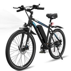 Elcykel EVERCROSS TECH 27,5" - Motor 250W - 36V13Ah - Dubbel fjädring - VEA - Svart Blå