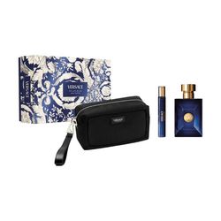 Versace Dylan Blue Pour Homme Edt 100ml Toalettmappe Gavesett