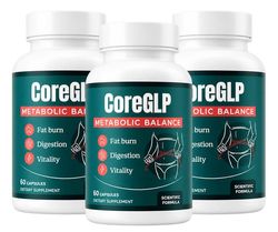 CoreGLP kosttilskud – SET 3x60 kapsler – med mikrokrystallinsk cellulose, grøn te-bladekstrakt, tranebærekstrakt – Til voksne.
