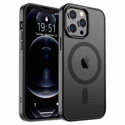 iPhone 12 Pro Max – Matt Svart MagSafe Deksel