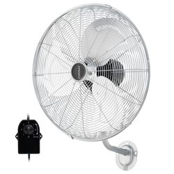 Veggmontert industrivifte 51 cm, 85 oscillasjoner, 3 hastigheter