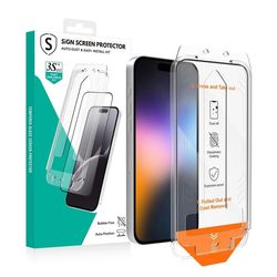 SiGN skjermbeskytter iPhone 17 Pro Max – EZ Apply med støvfri applikator