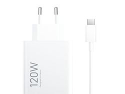 Xiaomi 120W HyperCharge Combo USB-A vegglader + USB-A til USB-C-kabel