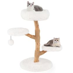 Klosetårn, 90 cm, pæretre, hvitt, flere nivåer