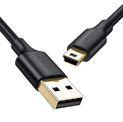 Ugreen USB-A til mini USB-kabel, 480Mbps, 3m - Svart