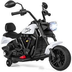 Barnens elektriska choppermotorcykel med musik och ljus
