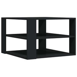 vidaXL Salongbord svart 58x58x40 cm konstruert tre