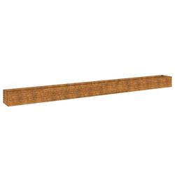 vidaXL Høybed til hage 580x50x36 cm cortenstål