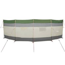 vidaXL Vindskjerm for camping grønn 510x153 cm vanntett