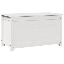 vidaXL Putekasse hvit 80x40x45,5 cm heltre furu