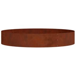 vidaXL Plante ring Brun 120 x 120 x 20 cm Cortenstål