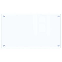 vidaXL Kjøkkenplate gjennomsiktig 70x40 cm herdet glass