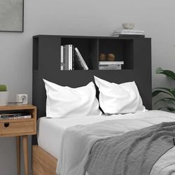 vidaXL Sengegavlskap svart 100x18,5x102,5 cm