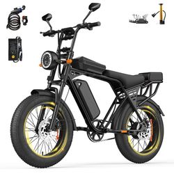 Aairsk X5 Elcykel 250W Motor, 25km/h 50–80km Räckvidd, 48V 15Ah Batteri, 20" Däck