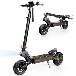 iScooter W10 Elektrisk Scooter 1200W Motor, 50km/h 50-60km Räckvidd, 48V 15Ah Batteri, 10" Däck, Hopfällbar El-Scooter