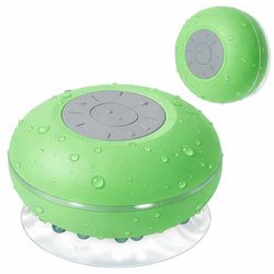 Vandtæt brusehøjttaler - Bluetooth-højttaler med sugekop Grøn