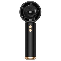 Håndholdt Turboventilator USB-C – Genopladelig Mini Blæser med 1200 mAh Batteri, Sort