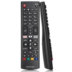 Fjernbetjening til LG Smart TV – AKB75095308 universel erstatningsfjernbetjening | Passer til alle LG-tv’er