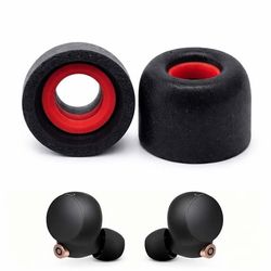 Silikontoppe XS Memory Foam til Sony WF-1000XM4 (Par) Sort