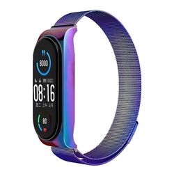 Xiaomi Mi Smart Band 5/6 Armbånd Metal - Lilla
