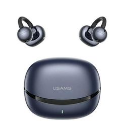 USAMS TWS øretelefoner Bluetooth 6.0 Echo Clip-on R03 - Blå