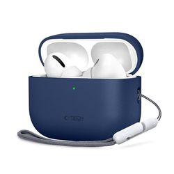 Tech-Protect Apple Airpods Pro 3 Skal Silikon - Marinblå