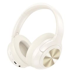 Hoco Over-Ear Hovedtelefoner Trådløs Bluetooth ANC W54 - Mælkehvid
