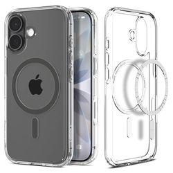 Spigen telefontaske til Apple iPhone 17 MagSafe Ultra Hybrid - Klar/grafit