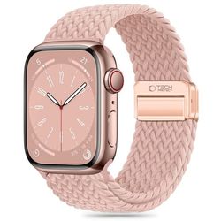 Tech-Protect Apple Watch (38/40/41/42mm) Armbånd NylonMag - Dusty Rose