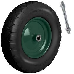 Tubeless-kottikärryn pyörä 4.00-8 musta ja vihreä Humberg