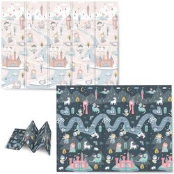 Foldbar pædagogisk skummåtte 200 x 150 x 1 cm Nukido NK-341