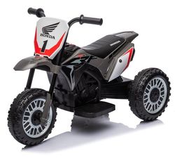 Honda CRF450 Batteridriven Trehjuling Åkbar med Ljud Grå