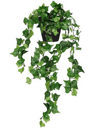 Kunstig vedbend i en potte hængende plantegirlande 90 cm