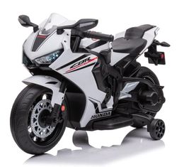 Honda CBR 1000RR Batteridriven motorcykel åkbar 12V ljusljud vit