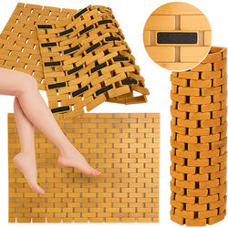 Halkfri bambu badrumsmatta, badrumsmatta