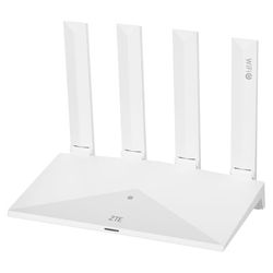 ZTE T3000 Wi-Fi 6 router, hvid, 3000 Mbit/s, 4 antenner