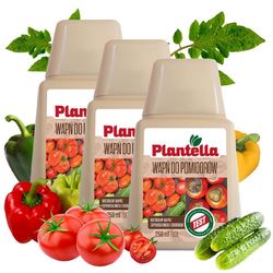 BIO PLANTELLA Økologisk kalciumgødning Kalcium til tomater og peberfrugter 3x250ml