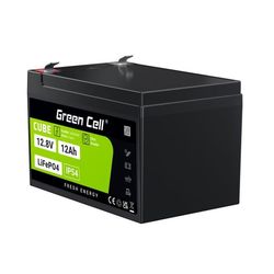 Green cell akkumulator lifepo4 cube 12AH 12V/12.8V