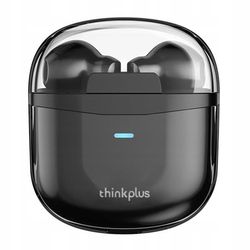 LENOVO XT96 THINKPLUS TRÅDLØSE HOVEDTELEFONER VANDTÆTTE + hovedtelefon powerbank - 14_SORT
