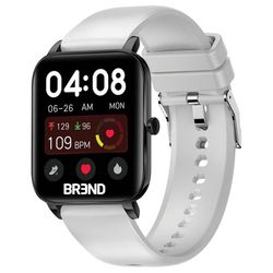 BREND Smartwatch til kvinder og mænd - Sportur med skridttæller – Hvid