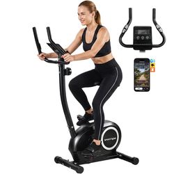 SPORTNOW Motionscykel Höjdjusterbar Hometrainer med Magnetiskt Motstånd