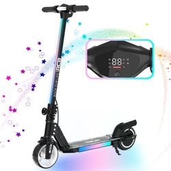 RCB Elektrisk Sparkcykel Barn 220W – 6,5" Däck – 15 km/h – Fällbar – Räckvidd 6-10 km – Svart